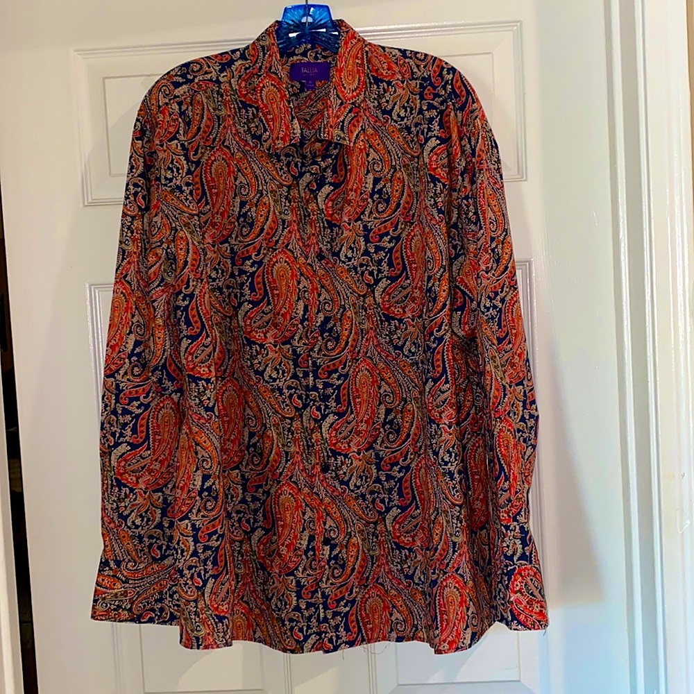 Men’s Long Sleeve Dress Shirt Tallia